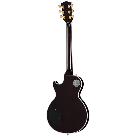 Gibson Custom Les Paul Custom 5A Quilt with F-Holes, Cobra Burst Electric Guitar Gibson Custom