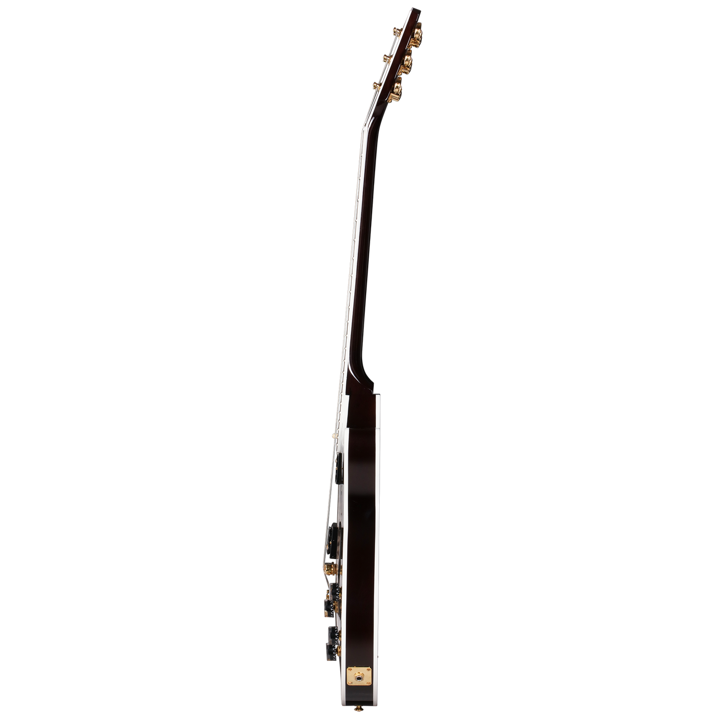 Gibson Custom Les Paul Custom 5A Quilt with F-Holes, Cobra Burst Electric Guitar Gibson Custom