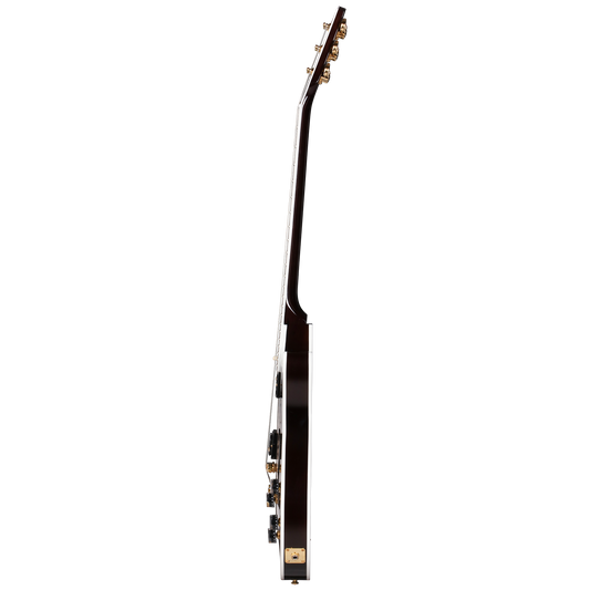 Gibson Custom Les Paul Custom 5A Quilt with F-Holes, Cobra Burst Electric Guitar Gibson Custom