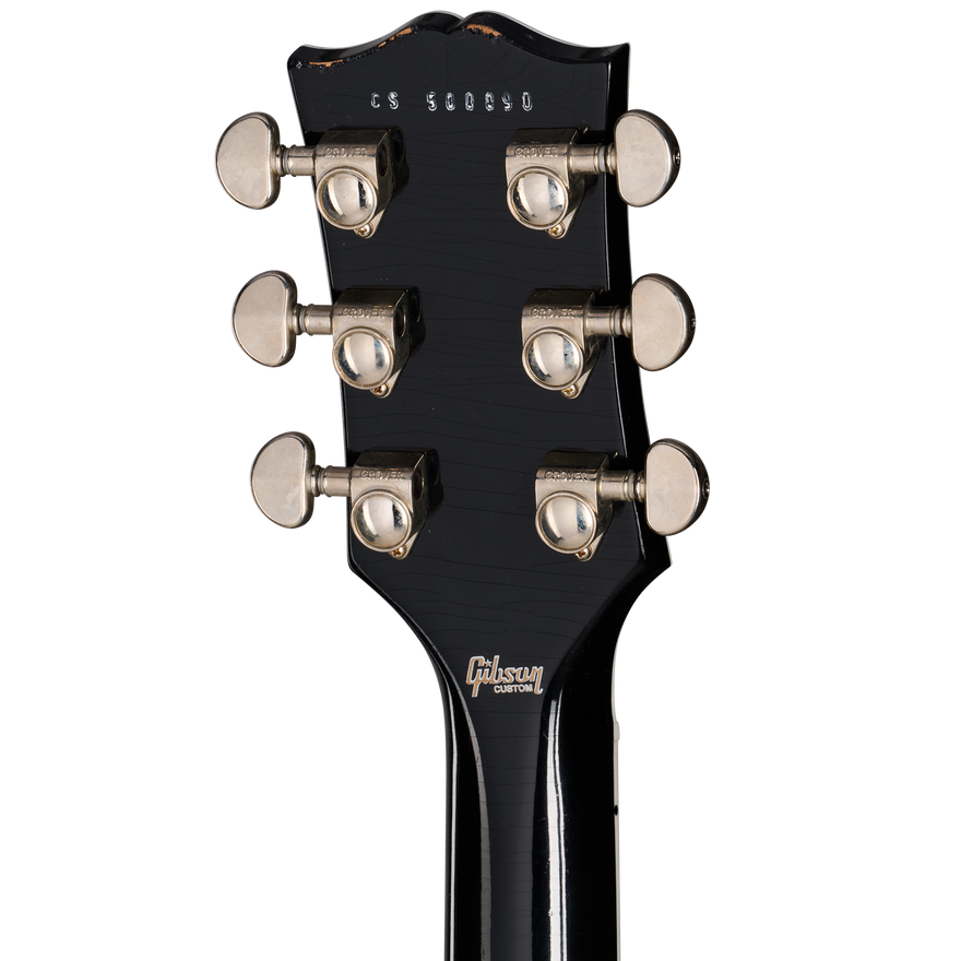 Gibson Custom Les Paul Custom with F-Holes, Light Aged, Champagne Sparkle Electric Guitar Gibson Custom