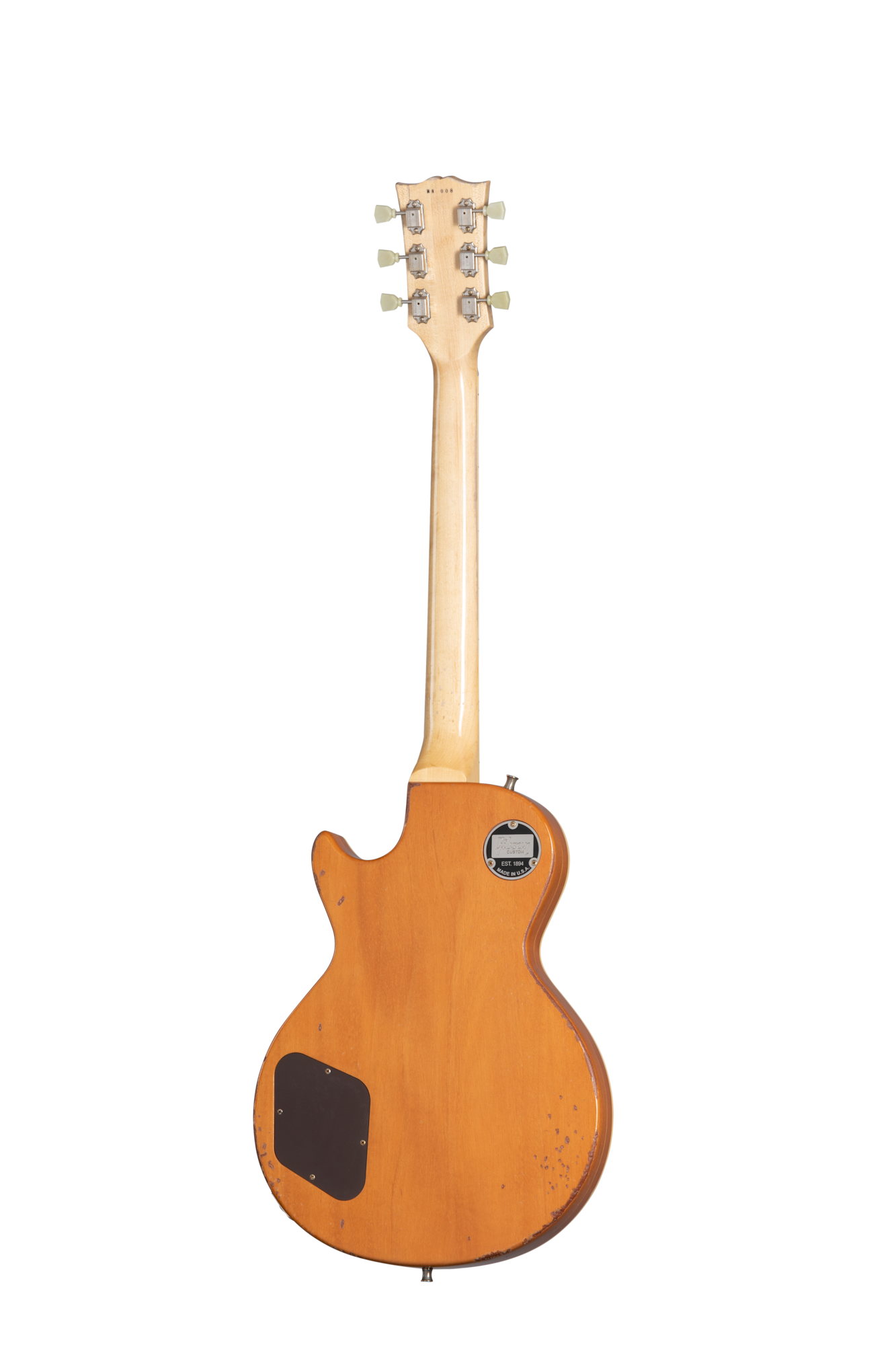 Gibson Custom Mike Ness 1976 Les Paul Deluxe (Aged), Gold Electric Guitar Gibson Custom