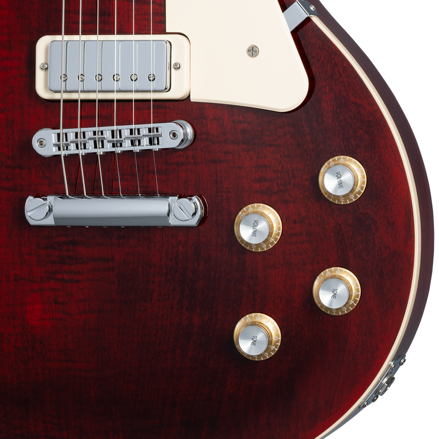 Gibson Les Paul 70s Deluxe, Wine Red Electric Guitar Gibson