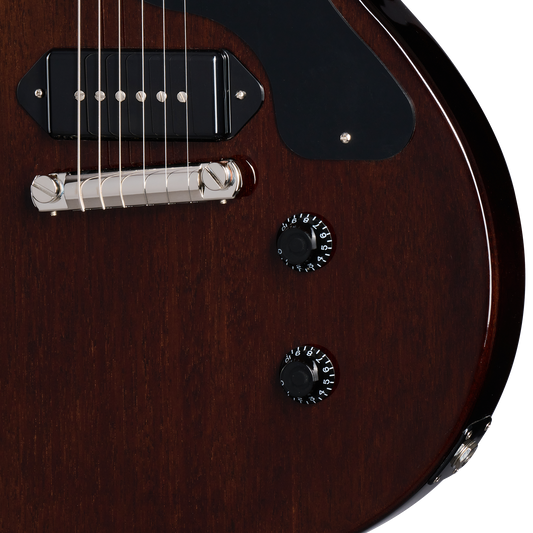 Gibson Les Paul Junior Double Cut, Dark Walnut, Exclusive Electric Guitar Gibson