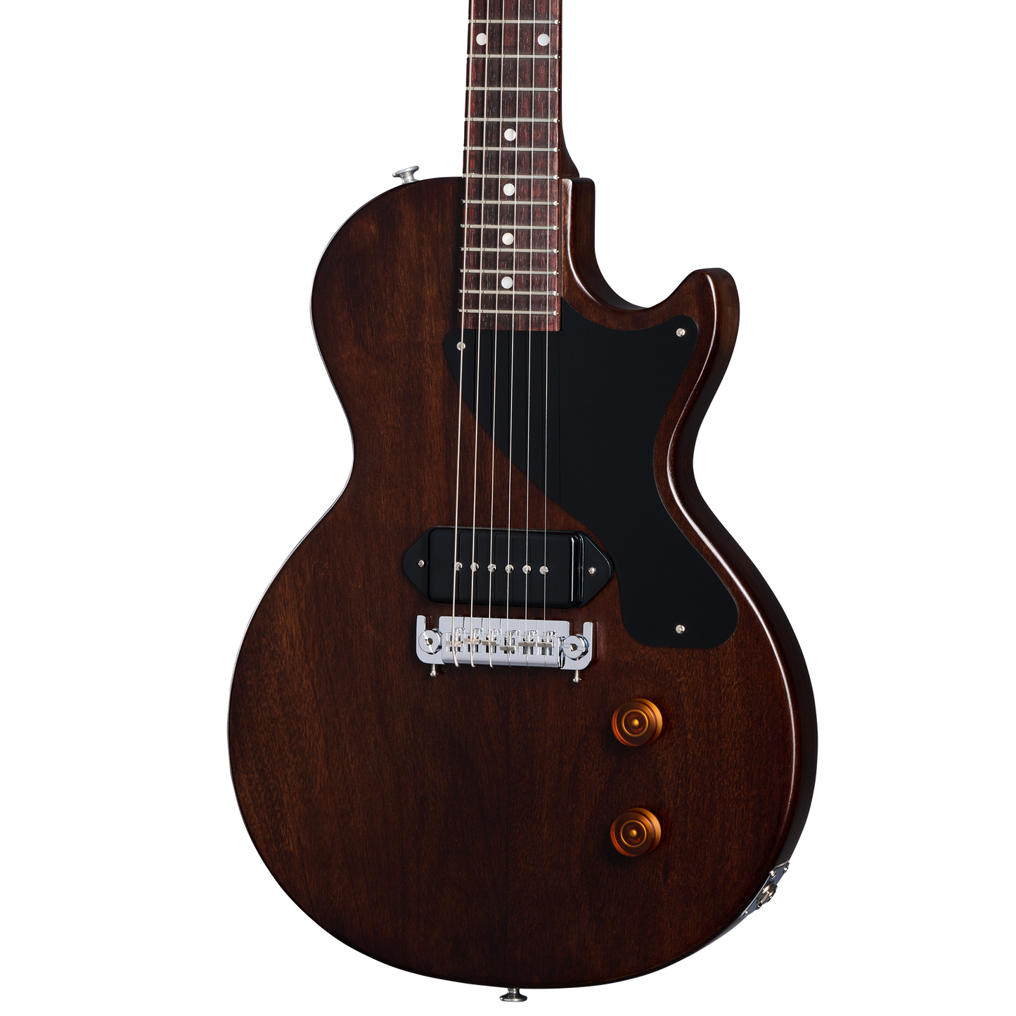 Gibson Charlie Starr Les Paul Junior, Dark Walnut Electric Guitar Gibson