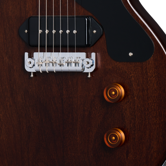 Gibson Charlie Starr Les Paul Junior, Dark Walnut Electric Guitar Gibson