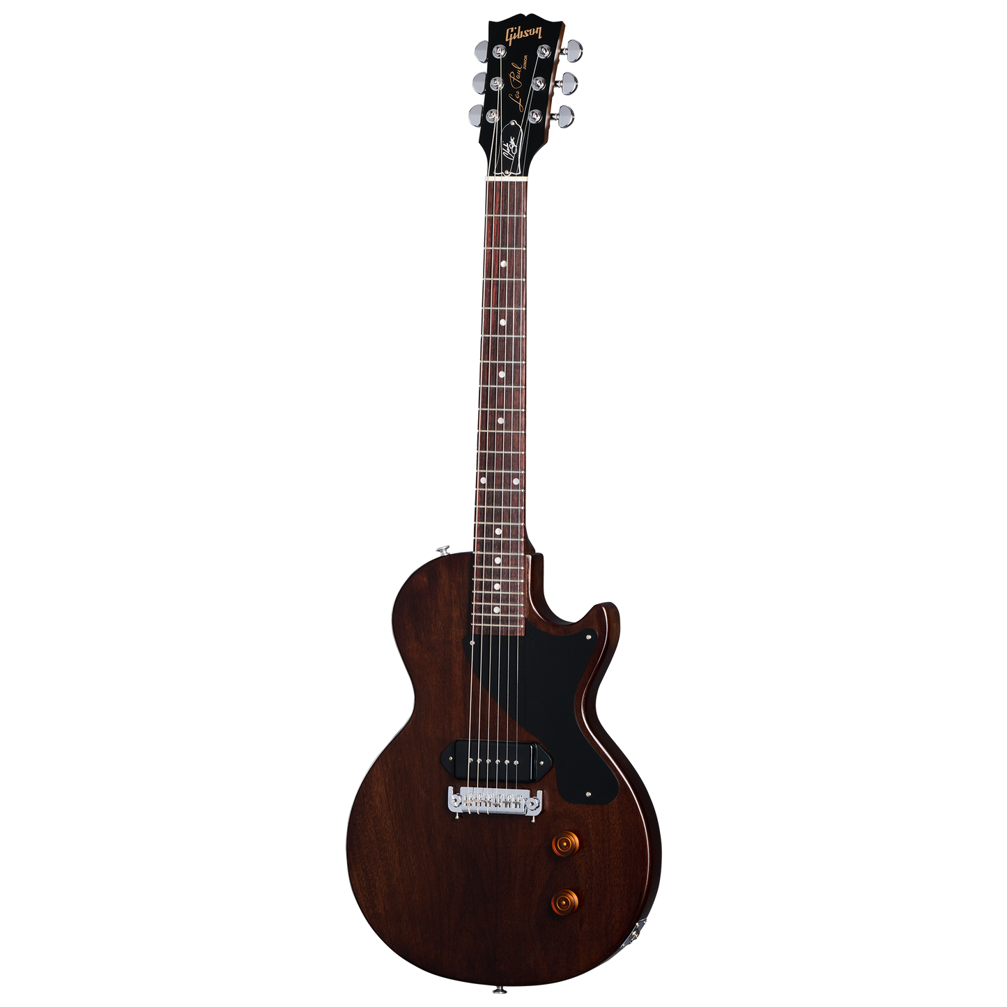 Gibson Charlie Starr Les Paul Junior, Dark Walnut Electric Guitar Gibson