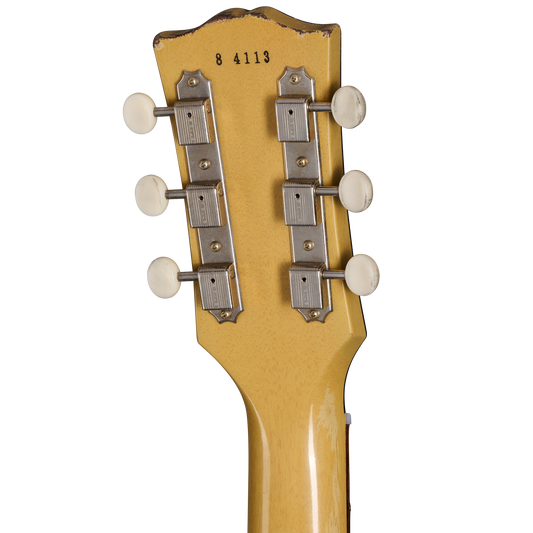 Gibson Custom 1958 Les Paul Junior Double Cut, Heavy Aged, TV Yellow Electric Guitar Gibson Custom