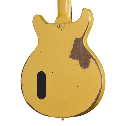 Gibson Custom 1960 Les Paul Junior Reissue, Ultra Heavy Aged, TV Yellow Electric Guitar Gibson Custom