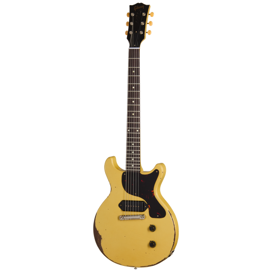 Gibson Custom 1960 Les Paul Junior Reissue, Ultra Heavy Aged, TV Yellow Electric Guitar Gibson Custom