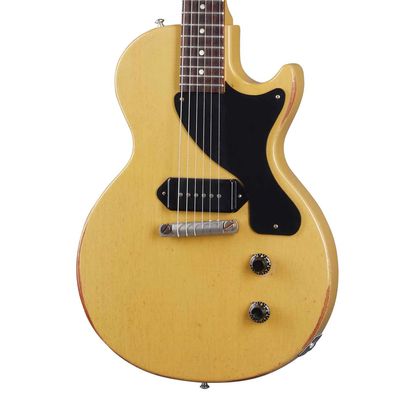 Gibson Custom 1957 Les Paul Junior Single Cut Reissue, Heavy Aged, TV Yellow Electric Guitar Gibson Custom