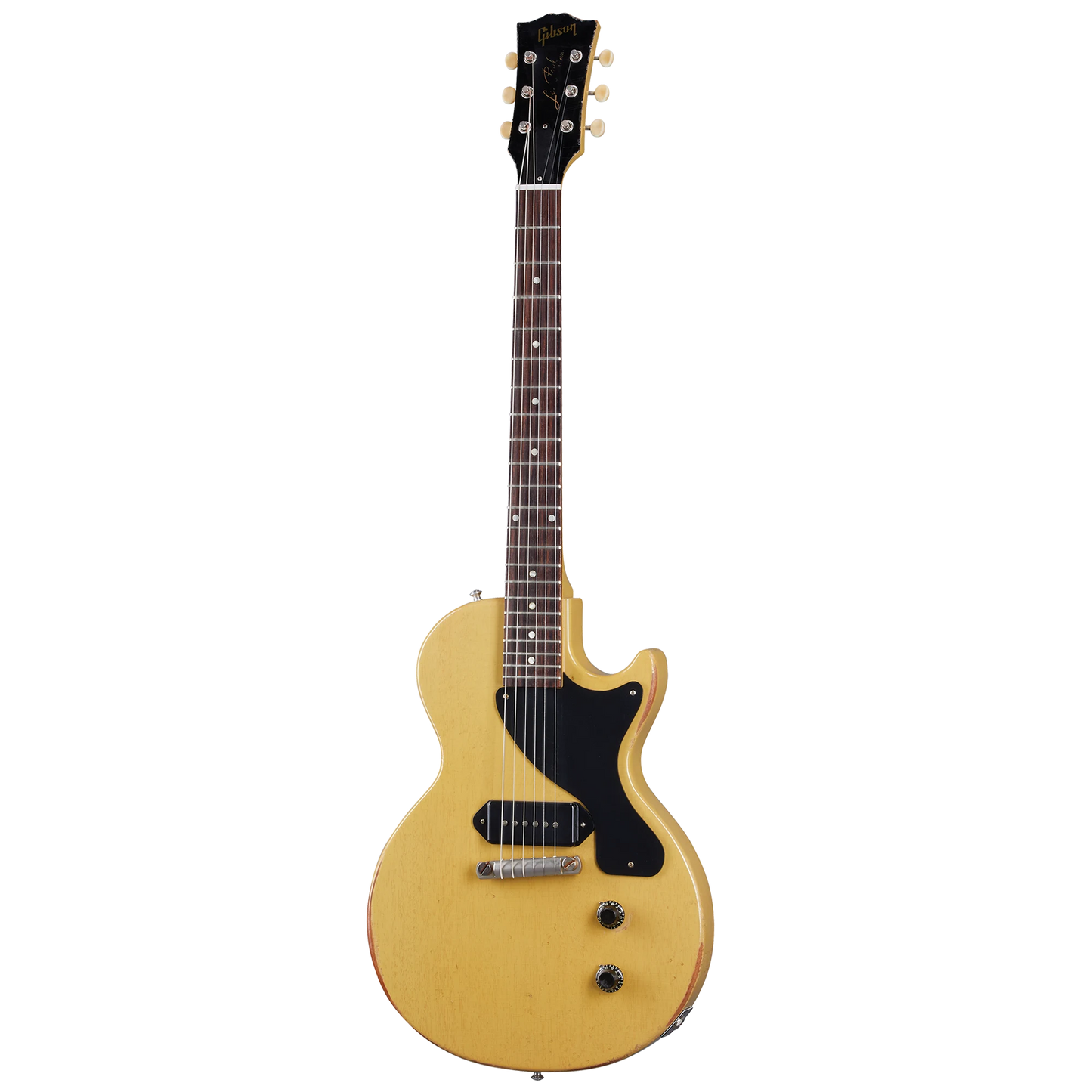 Gibson Custom 1957 Les Paul Junior Single Cut Reissue, Heavy Aged, TV Yellow Electric Guitar Gibson Custom
