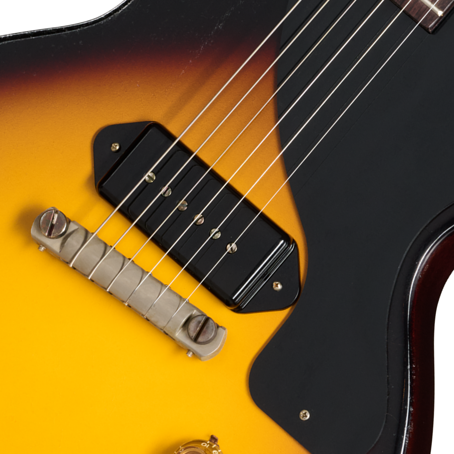Gibson Custom 1957 Les Paul Junior Reissue, Heavy Aged, Vintage Sunburst Electric Guitar Gibson Custom