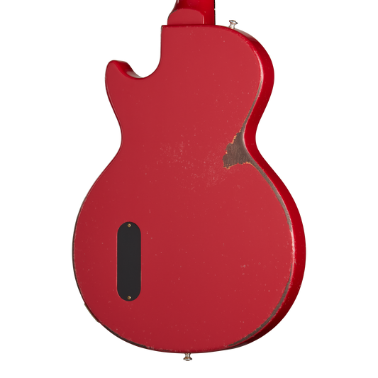 Gibson Custom 1957 Les Paul Junior Single Cut Reissue, Heavy Aged, Cardinal Red Electric Guitar Gibson Custom