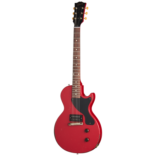 Gibson Custom 1957 Les Paul Junior Single Cut Reissue, Heavy Aged, Cardinal Red Electric Guitar Gibson Custom