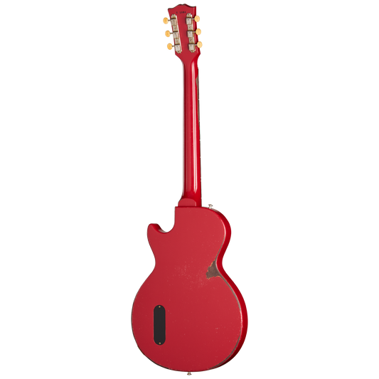Gibson Custom 1957 Les Paul Junior Single Cut Reissue, Heavy Aged, Cardinal Red Electric Guitar Gibson Custom