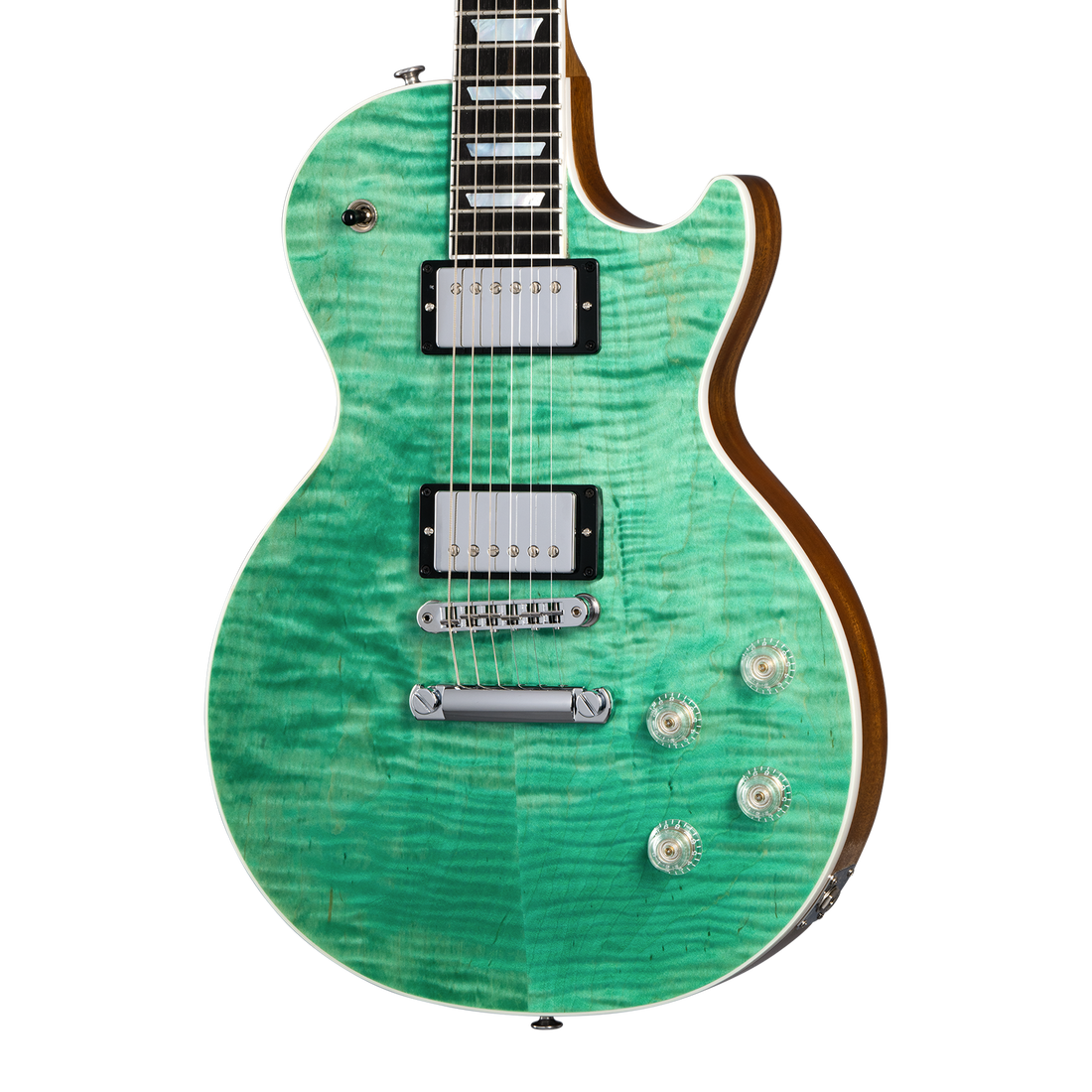 Gibson Les Paul Modern Figured, Seafoam Green Electric Guitar Gibson