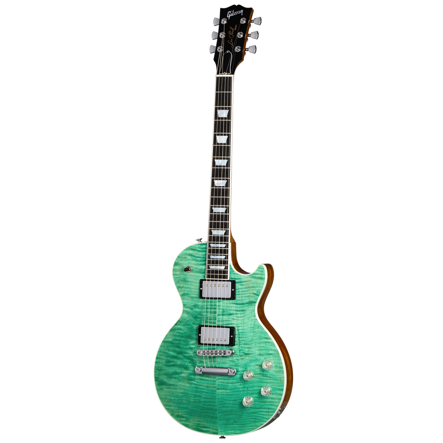Gibson Les Paul Modern Figured, Seafoam Green Electric Guitar Gibson