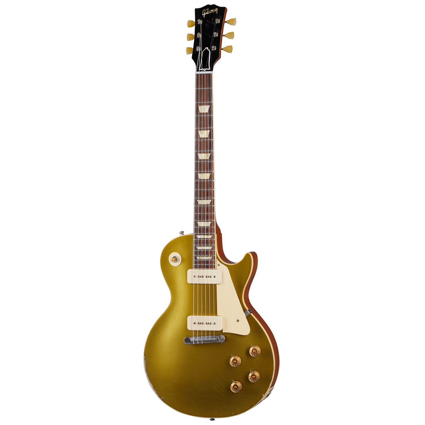 Gibson Custom 1954 Les Paul Goldtop Reissue, Heavy Aged, Double Gold Electric Guitar Gibson Custom