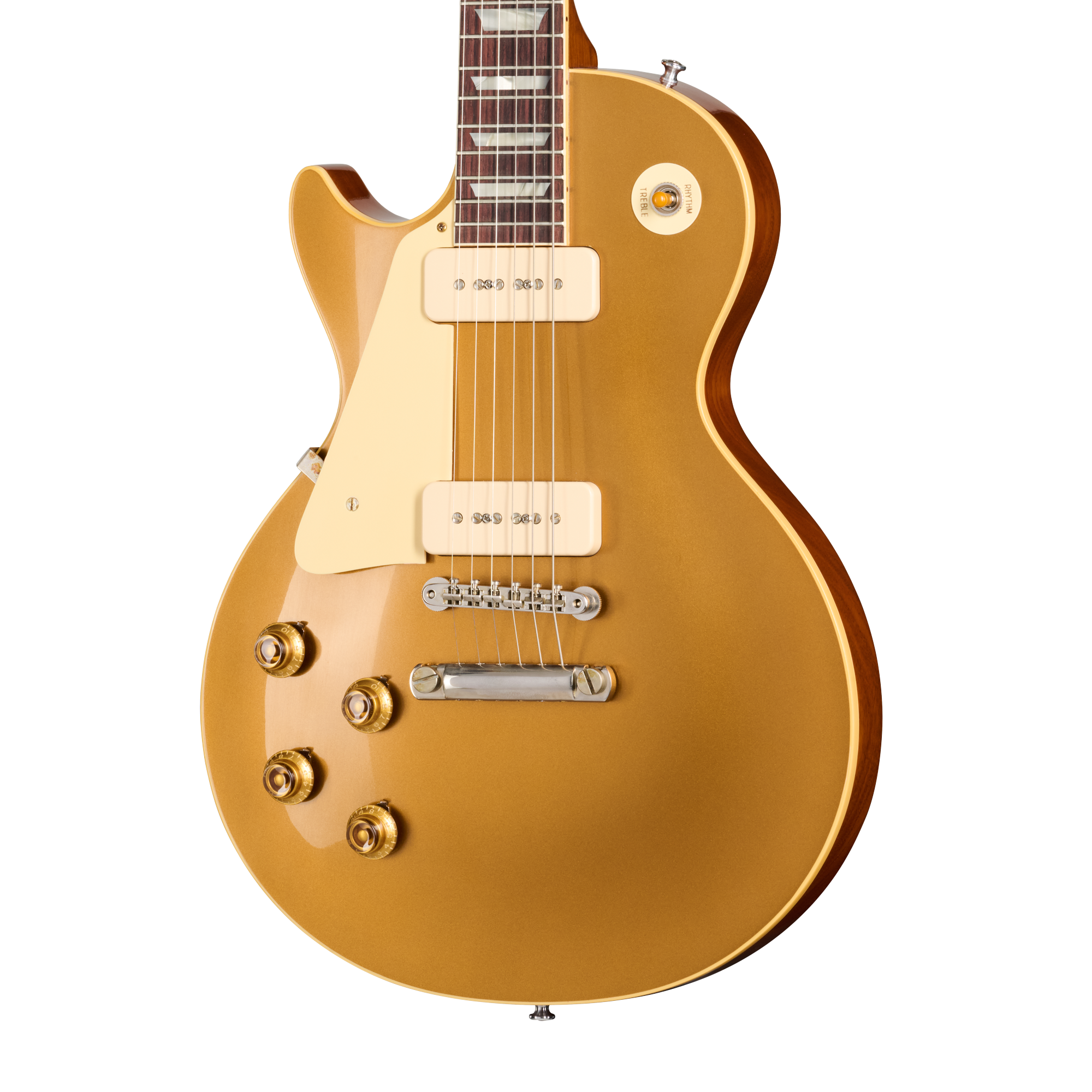Gibson Custom Glimmering Gold and Sparkling P-90 Pickups Gibson Custom Glimmering Gold and Sparkling P-90 Pickups
