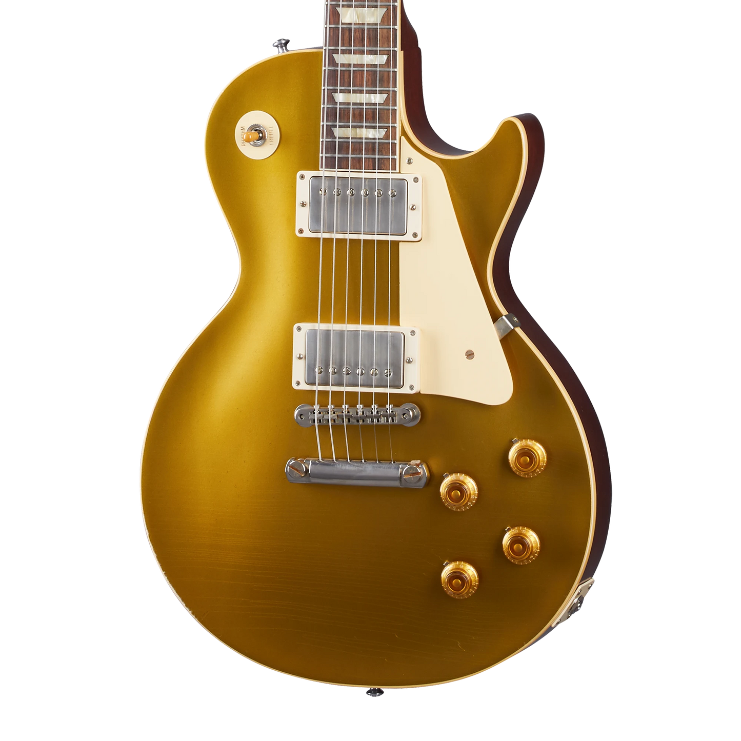Gibson Custom 1957 Les Paul Goldtop Darkback Reissue, Light Aged, Double Gold with Dark Back Electric Guitar Gibson Custom