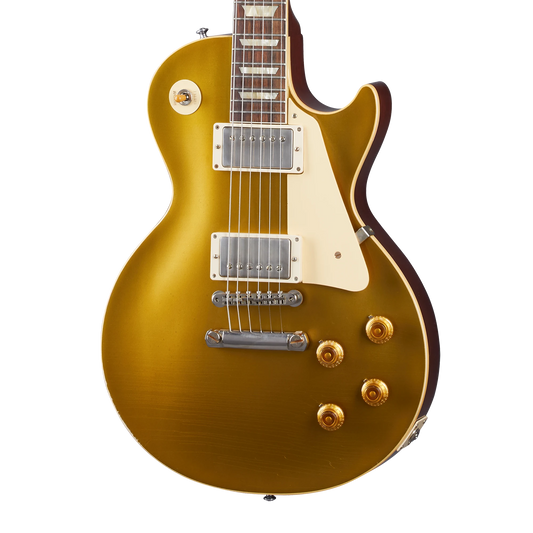 Gibson Custom 1957 Les Paul Goldtop Darkback Reissue, Light Aged, Double Gold with Dark Back Electric Guitar Gibson Custom