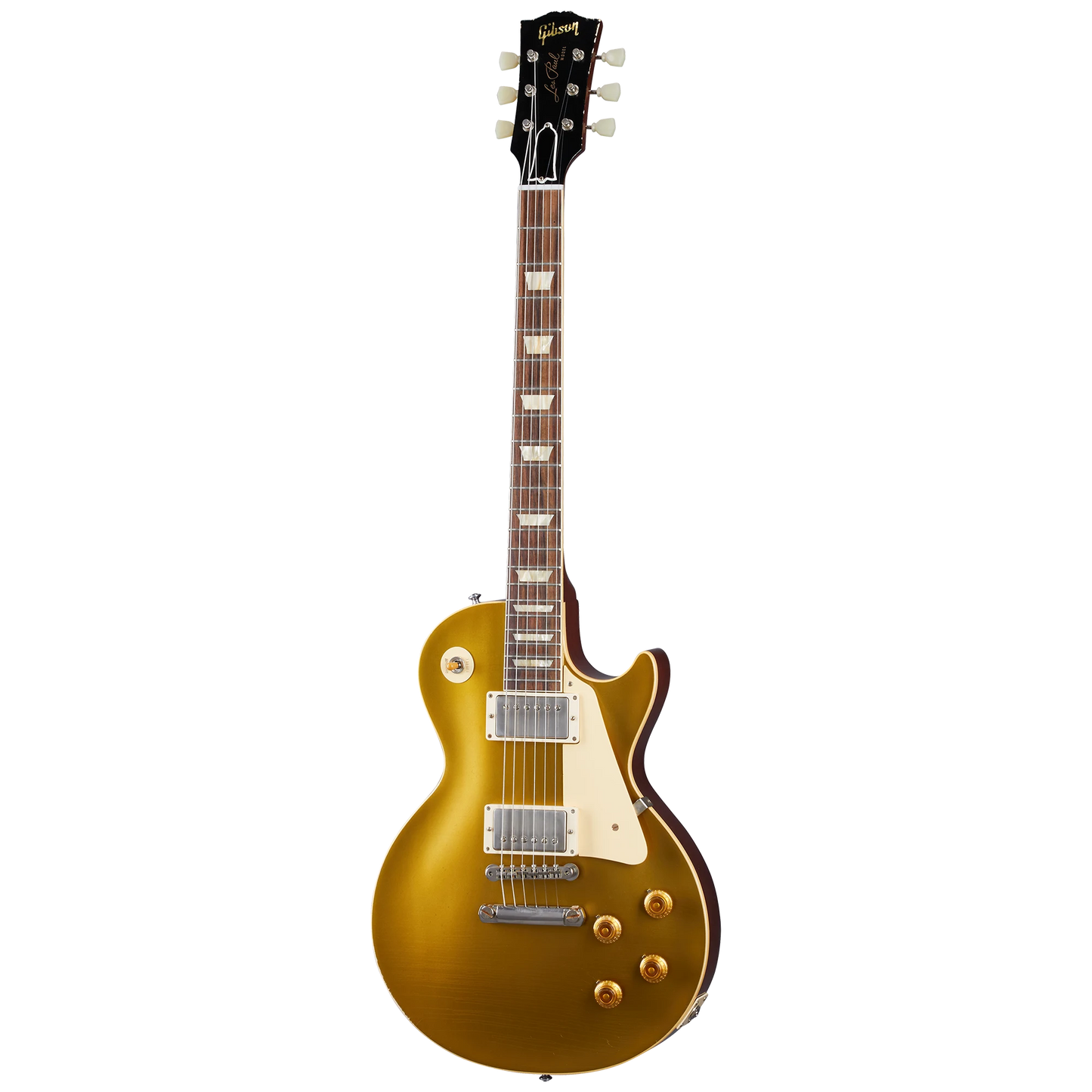 Gibson Custom 1957 Les Paul Goldtop Darkback Reissue, Light Aged, Double Gold with Dark Back Electric Guitar Gibson Custom