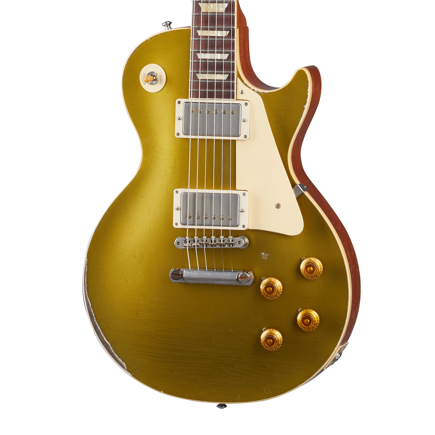 Gibson Custom 1957 Les Paul Goldtop Reissue, Ultra Heavy Aged, Double Gold Electric Guitar Gibson Custom