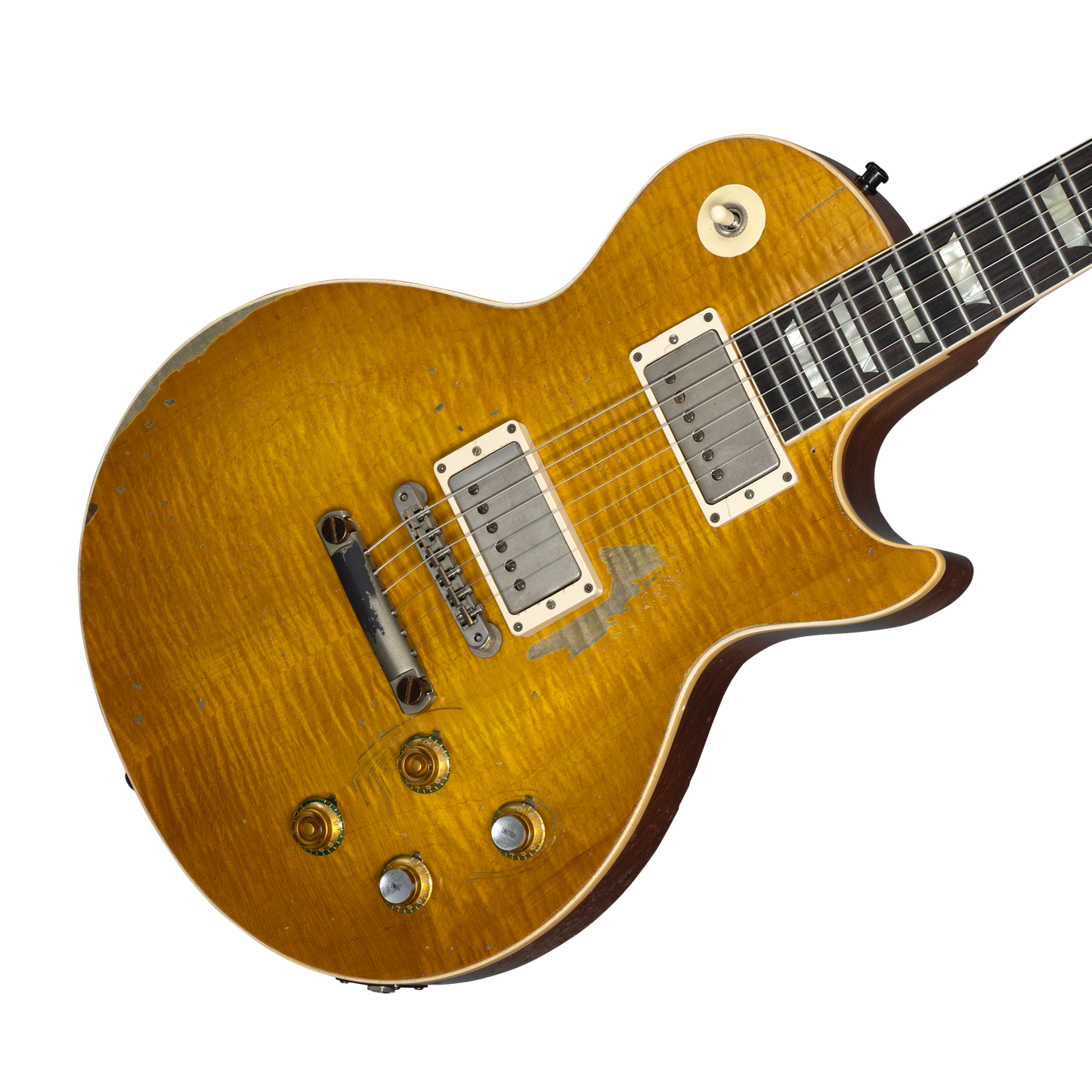 Gibson Custom Kirk Hammett "Greeny" 1959 Les Paul Standard, Greeny Burst Electric Guitar Gibson Custom