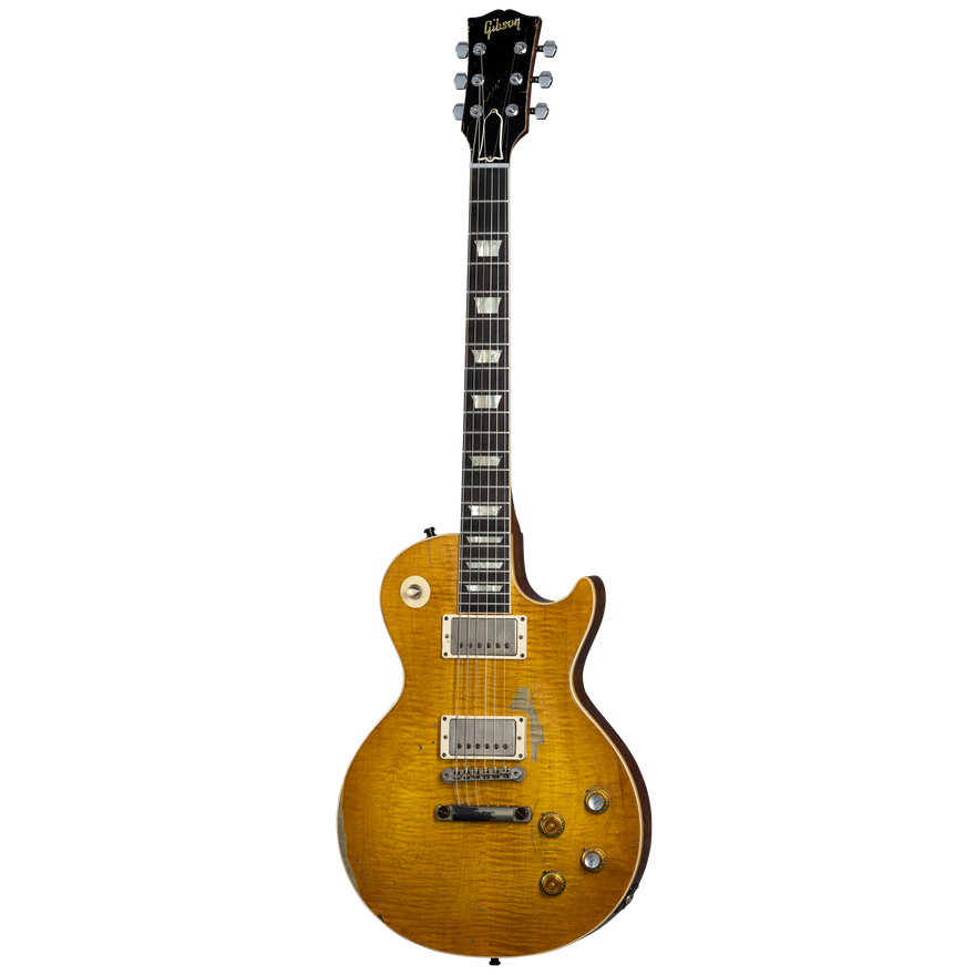 Gibson Custom Kirk Hammett "Greeny" 1959 Les Paul Standard, Greeny Burst Electric Guitar Gibson Custom