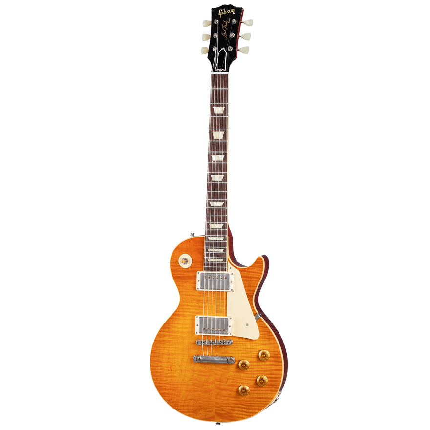 Gibson Custom 1959 Les Paul Standard Reissue, Light Aged, Dirty Lemon Burst Electric Guitar Gibson Custom