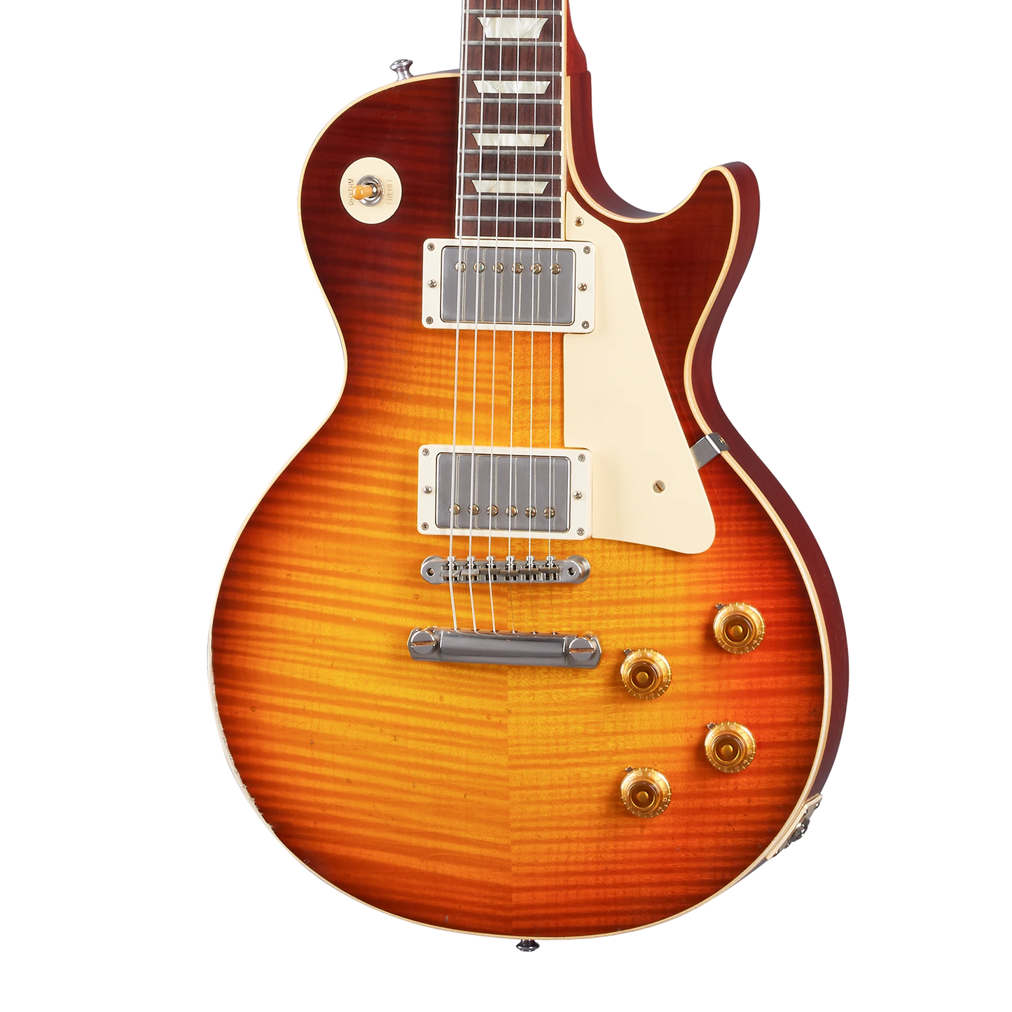 Gibson Custom 1959 Les Paul Standard Reissue, Light Aged, Royal Tea Burst Electric Guitar Gibson Custom