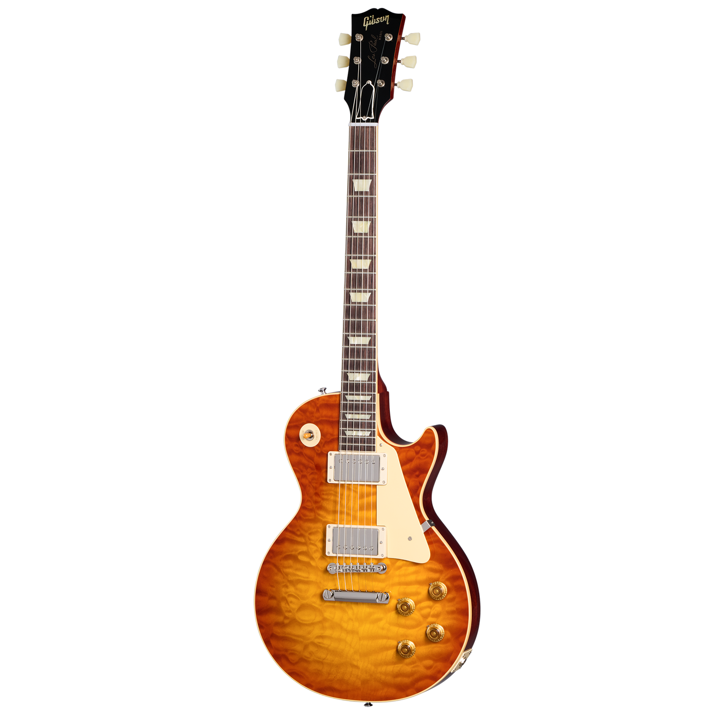 Gibson Custom 1959 Les Paul Standard 2-Piece 5A Quilt Maple Top, Russet Burst Electric Guitar Gibson Custom