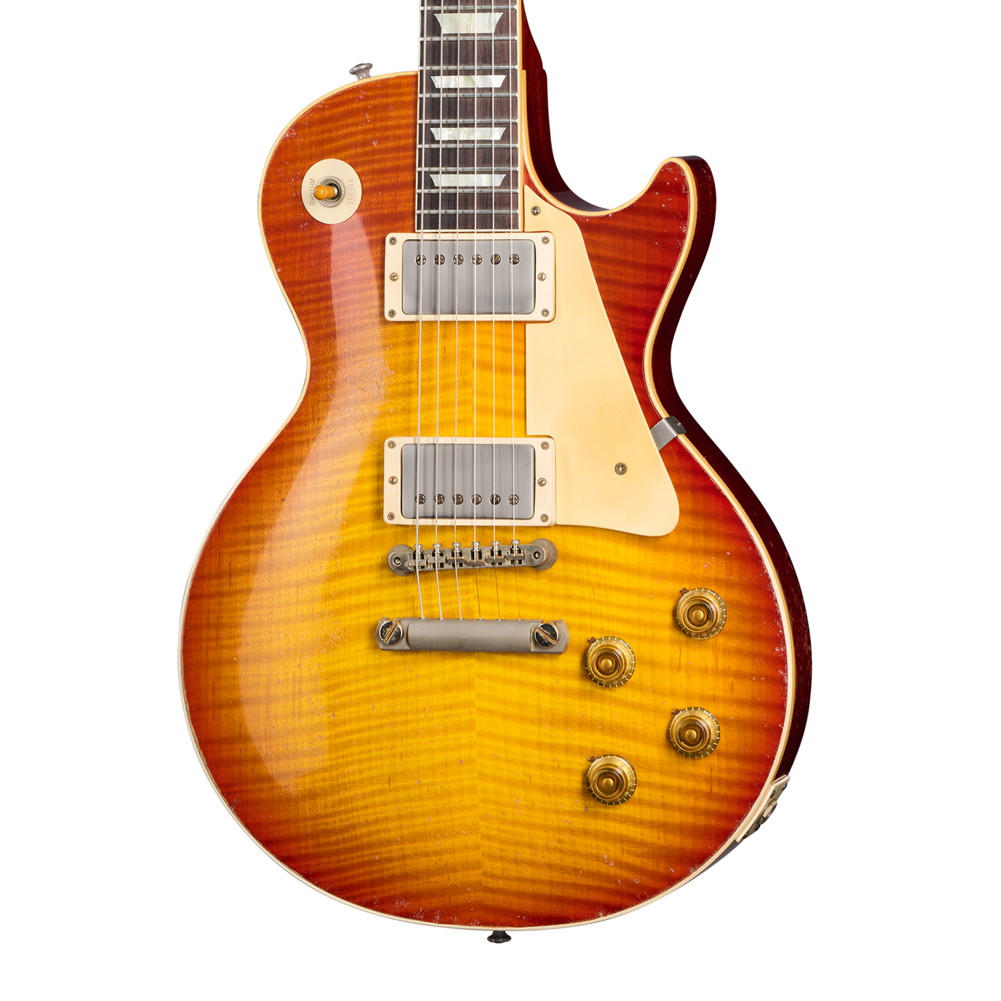 Gibson Custom 1959 Les Paul Standard Reissue Limited Edition Murphy Lab Aged With Brazilian Rosewood, Tom's Cherry Electric Guitar Gibson Custom