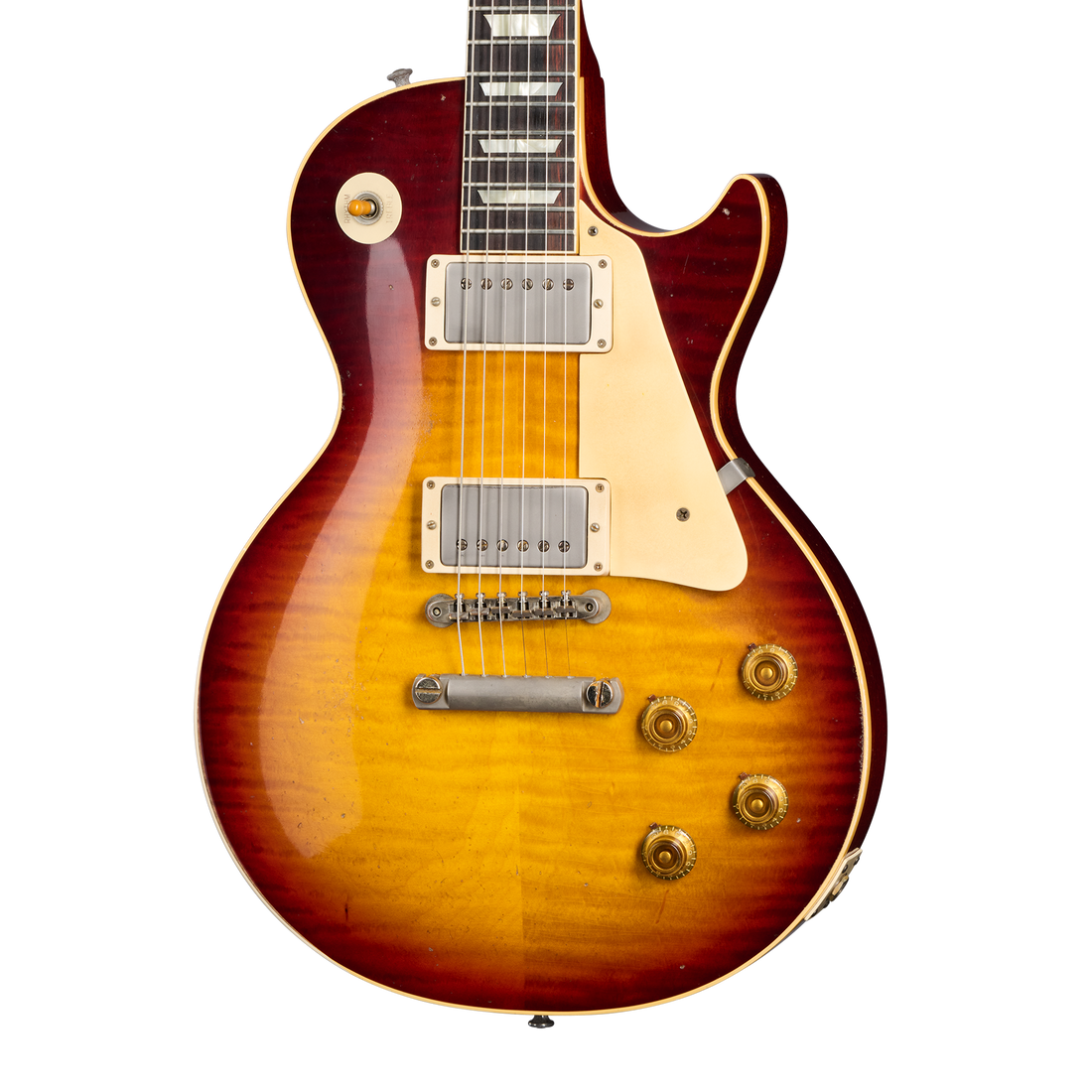 Gibson Custom 1959 Les Paul Standard Reissue Limited Edition Murphy Lab Aged With Brazilian Rosewood, Tom's Dark Burst Electric Guitar Gibson Custom