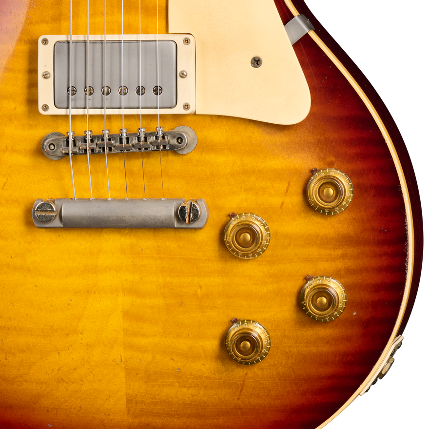 Gibson Custom 1959 Les Paul Standard Reissue Limited Edition Murphy Lab Aged With Brazilian Rosewood, Tom's Dark Burst Electric Guitar Gibson Custom