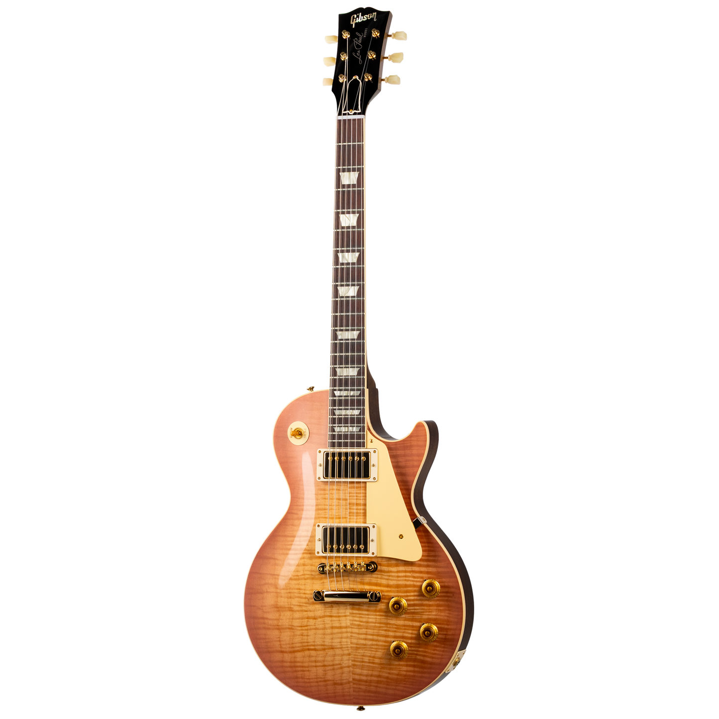 Gibson Custom 1959 Les Paul Standard Reissue, Rosé Wine Burst Electric Guitar Gibson Custom
