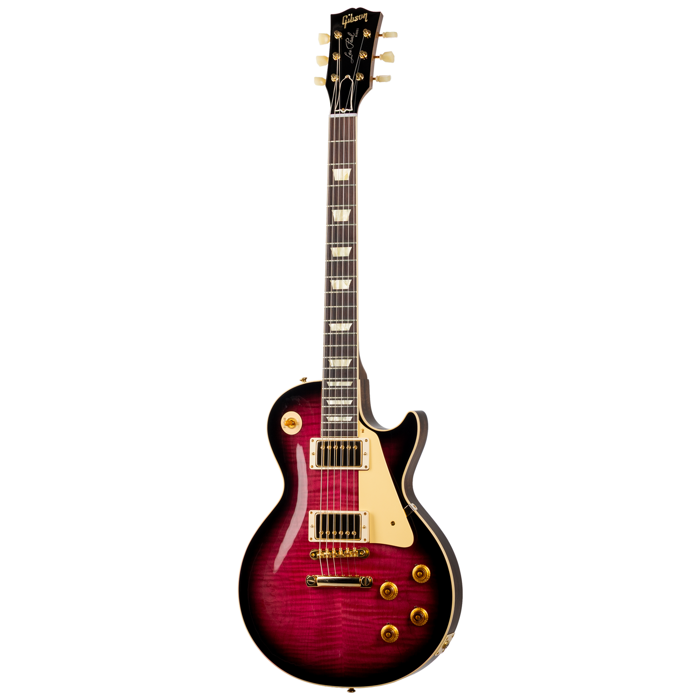 Gibson Custom 1959 Les Paul Standard Reissue, Tinto Wine Burst Electric Guitar Gibson Custom