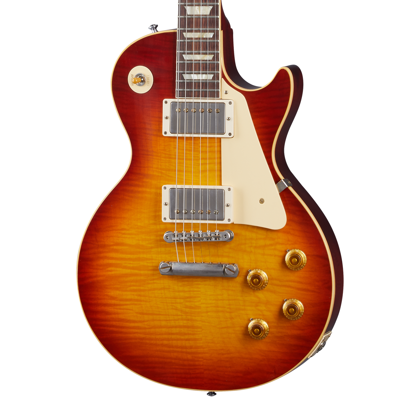 Gibson Custom 1959 Les Paul Standard Reissue, Ultra Light Aged, Sunrise Teaburst Electric Guitar Gibson Custom