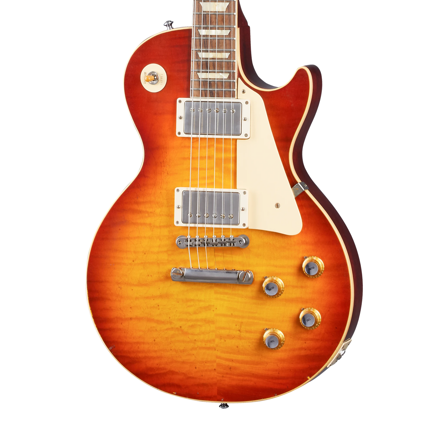 Gibson Custom 1960 Les Paul Standard Reissue, Light Aged, Tomato Soup Burst Electric Guitar Gibson Custom