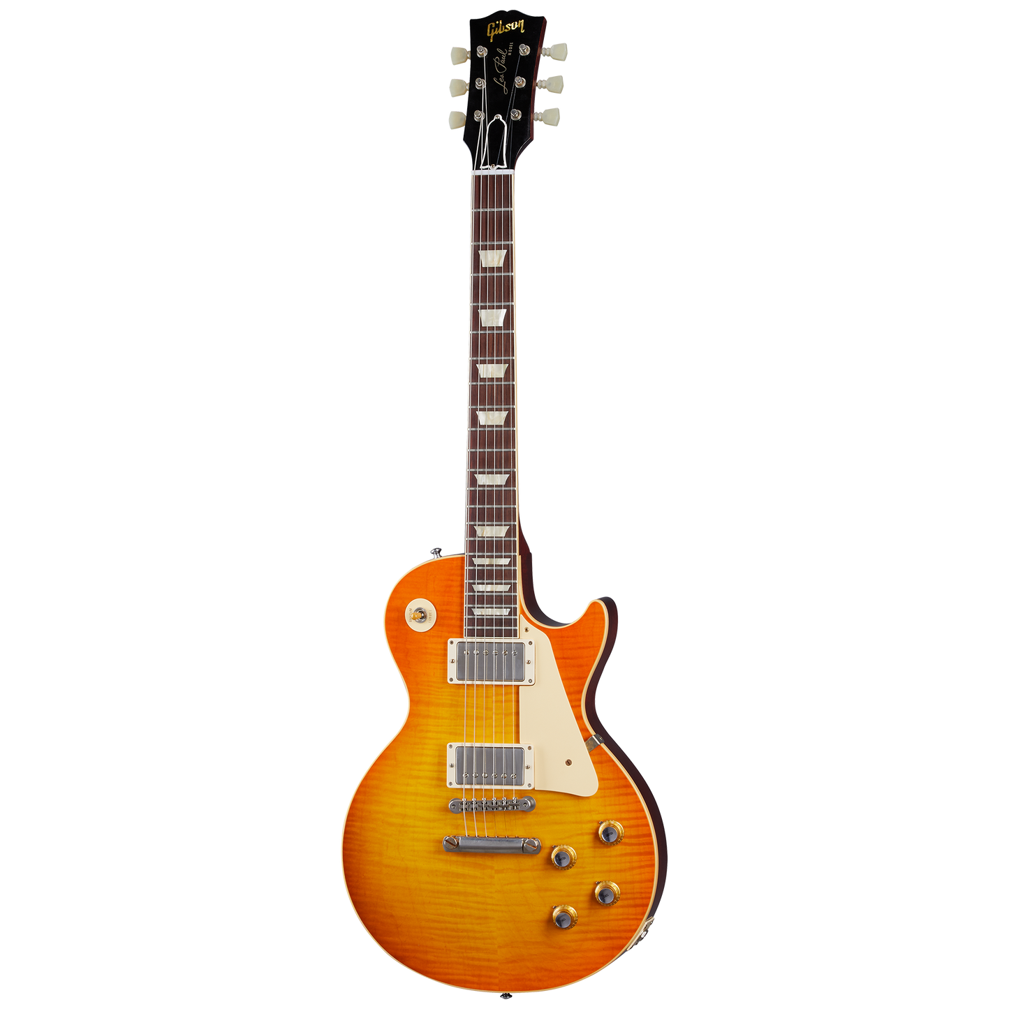 Gibson Custom 1960 Les Paul Standard Reissue, Ultra Light Aged, Orange Lemon Fade Burst Electric Guitar Gibson Custom