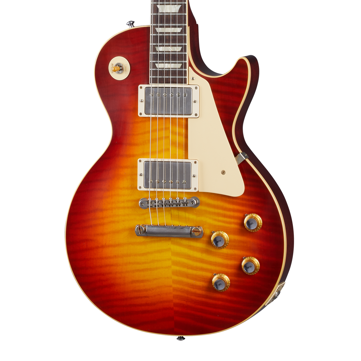 Gibson Custom 1960 Les Paul Standard Reissue, Ultra Light Aged, Wide Tomato Burst Electric Guitar Gibson Custom