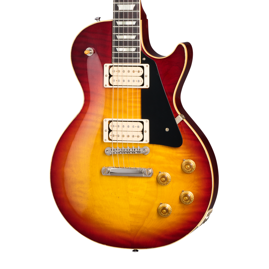 Gibson Custom Jeff Beck “YardBurst” 1959 Les Paul Standard, Dark Cherry Sunburst Electric Guitar Gibson Custom