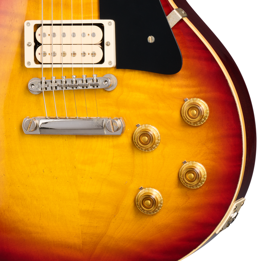 Gibson Custom Jeff Beck “YardBurst” 1959 Les Paul Standard, Dark Cherry Sunburst Electric Guitar Gibson Custom