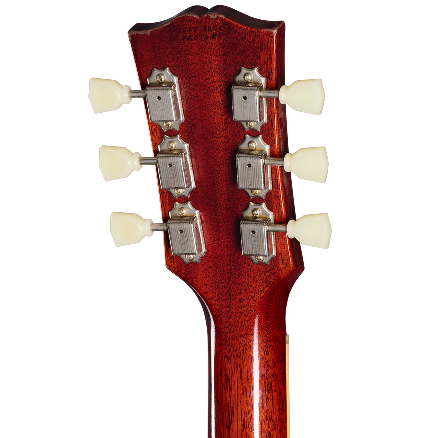 Gibson Custom Jeff Beck “YardBurst” 1959 Les Paul Standard, Dark Cherry Sunburst Electric Guitar Gibson Custom