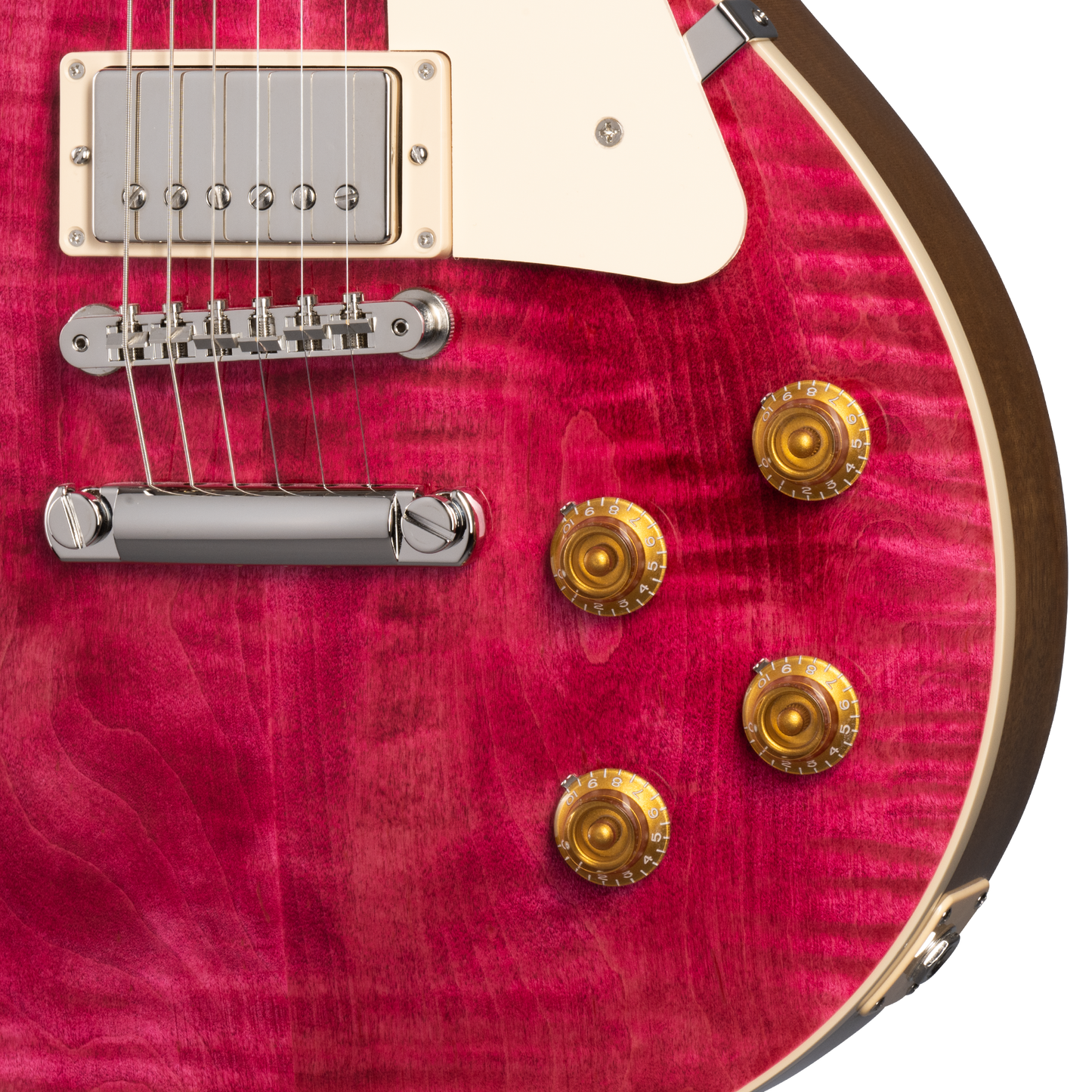 Gibson Les Paul Standard 50s Custom Color, Translucent Fuchsia Electric Guitar Gibson
