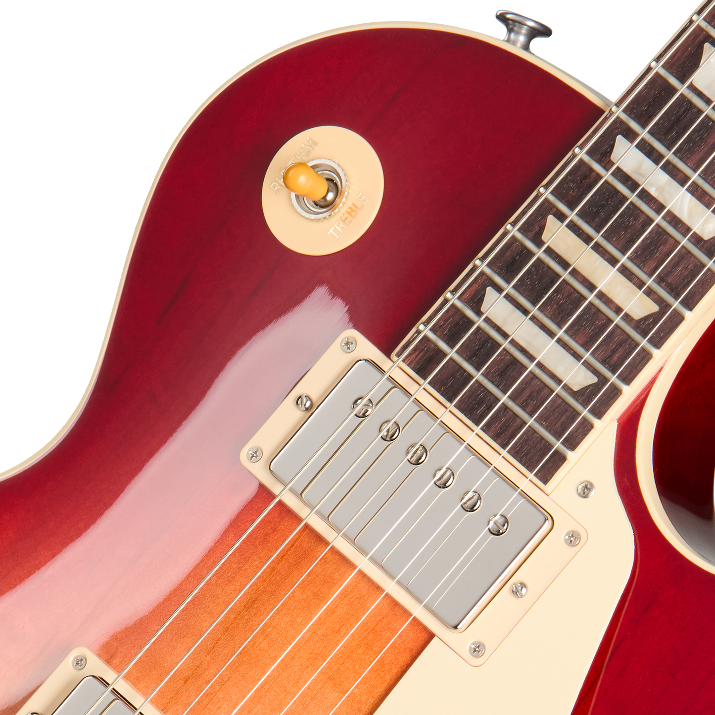 Gibson Les Paul Standard 50s Plain Top, Dark Cherry Sunburst, Exclusive Electric Guitar Gibson