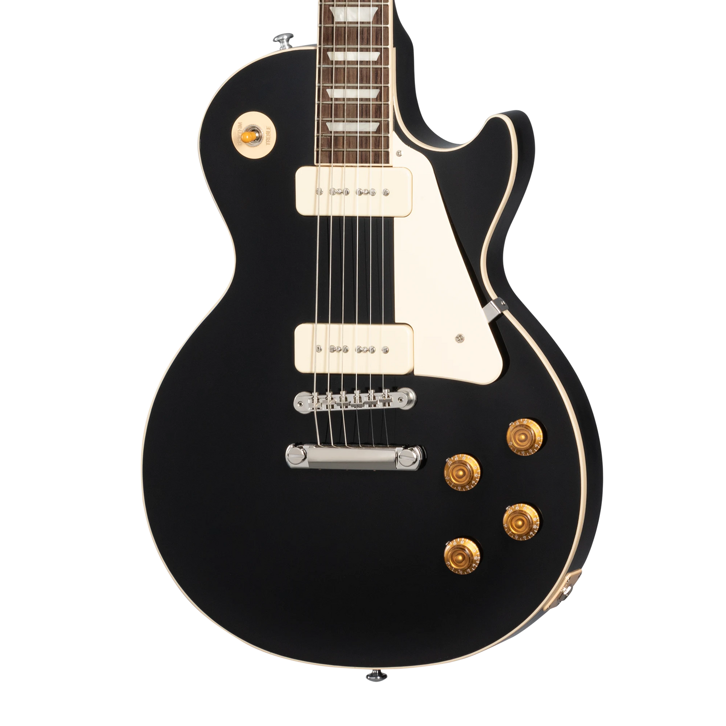 Gibson Les Paul Standard 50s P-90, Ebony, Exclusive Electric Guitar Gibson