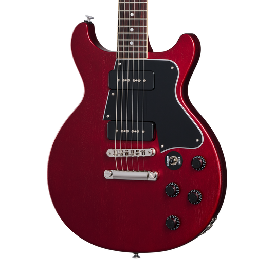 Gibson Rick Beato Les Paul Special Double Cut, Sparkling Burgundy Satin Electric Guitar Gibson