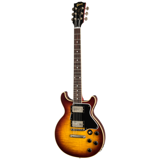 Gibson Custom Les Paul Special Double Cut Figured Maple Top VOS, Bourbon Burst Electric Guitar Gibson Custom