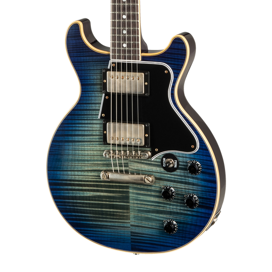Gibson Custom Les Paul Special Double Cut Figured Top, Blue Burst Electric Guitar Gibson Custom